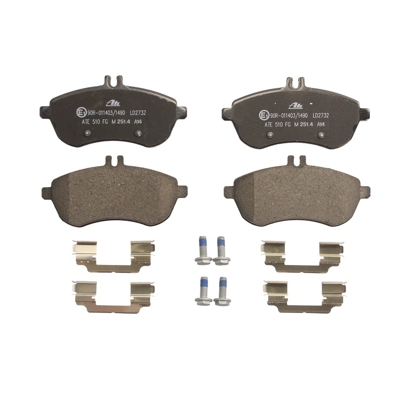 ATE Brake pad set MERCEDES-BENZ 13.0470-2732.2 LD2732,0004200305,0054200820 0054201220,0054201520,0064207120,0074201620,0074205520,0074205720