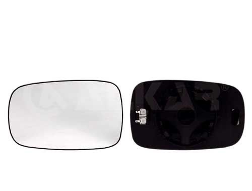 ALKAR Wing Mirror Glass Right 6433228 Side Mirror Glass,Mirror Glass RENAULT,Clio III Schrägheck (BR0/1, CR0/1),SCÉNIC II (JM0/1_)