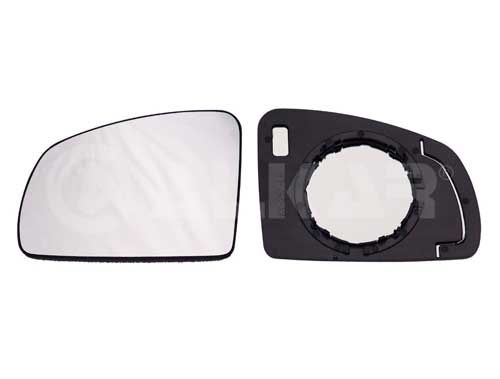 ALKAR Wing Mirror Glass Left 6401752 Side Mirror Glass,Mirror Glass OPEL,VAUXHALL,Meriva A (X03),Meriva Mk I (A) (X03)