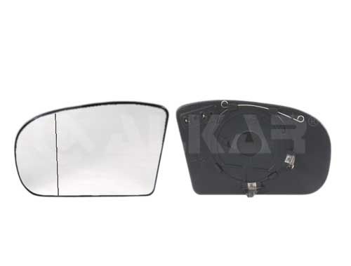 ALKAR Wing Mirror Glass Left 6471534 Side Mirror Glass,Mirror Glass MERCEDES-BENZ,E-Klasse Limousine (W211),C-Klasse Limousine (W203)