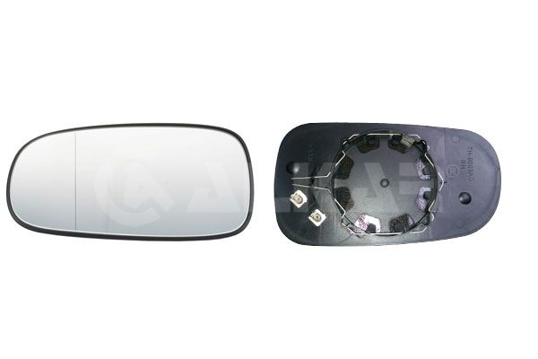 ALKAR Wing Mirror Glass Left 6431242 Side Mirror Glass,Mirror Glass SAAB,9-3 (YS3F),9-3 Kombi (YS3F),9-5 Kombi (YS3E),9-3 Cabriolet (YS3F),9-5 (YS3E)