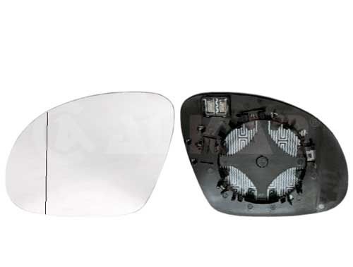 ALKAR Wing Mirror Glass Left 6471136 Side Mirror Glass,Mirror Glass VW,SKODA,SEAT,TIGUAN (5N_),SHARAN (7N1, 7N2),YETI (5L),Alhambra (710, 711)