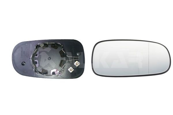 ALKAR Wing Mirror Glass Right 6432242 Side Mirror Glass,Mirror Glass SAAB,9-3 (YS3F),9-3 Kombi (YS3F),9-5 Kombi (YS3E),9-3 Cabriolet (YS3F),9-5 (YS3E)