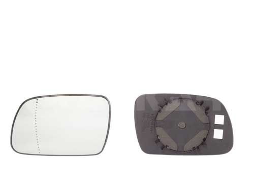 ALKAR Wing Mirror Glass Left 6451307 Side Mirror Glass,Mirror Glass PEUGEOT,CITROËN,307 (3A/C),307 CC (3B),307 SW (3H),307 Break (3E)