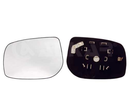 ALKAR Wing Mirror Glass Left 6431267 Side Mirror Glass,Mirror Glass TOYOTA,Yaris Schrägheck (_P9_),Yaris / Vios Limousine (_P9_)
