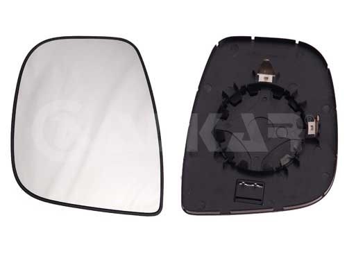 ALKAR Wing Mirror Glass Left 6431867 Side Mirror Glass,Mirror Glass OPEL,PEUGEOT,TOYOTA,Zafira Life (K0),Combo E Kasten / Kombi (X19)