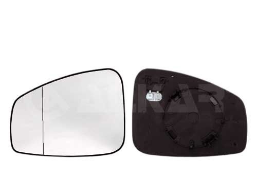 ALKAR Wing Mirror Glass Left 6471232 Side Mirror Glass,Mirror Glass RENAULT,MEGANE III Grandtour (KZ0/1),Megane III Schrägheck (BZ0/1_)