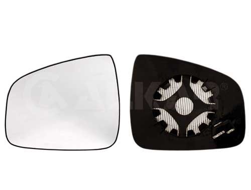ALKAR Wing Mirror Glass Left 6431594 Side Mirror Glass,Mirror Glass RENAULT,DACIA,Sandero / Stepway I (BS_),LOGAN I Kombi (KS_),LOGAN I (LS_)