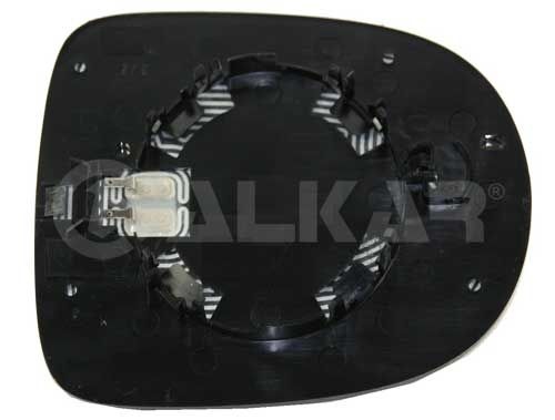 ALKAR Wing Mirror Glass Right 6402176 Side Mirror Glass,Mirror Glass RENAULT,Clio III Schrägheck (BR0/1, CR0/1),TWINGO II (CN0_)