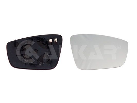 ALKAR Wing Mirror Glass Right 6432182 Side Mirror Glass,Mirror Glass VW,SKODA,SEAT,up! Schrägheck (121, 122, BL1, BL2),Citigo Schrägheck,Mii (KF1_)