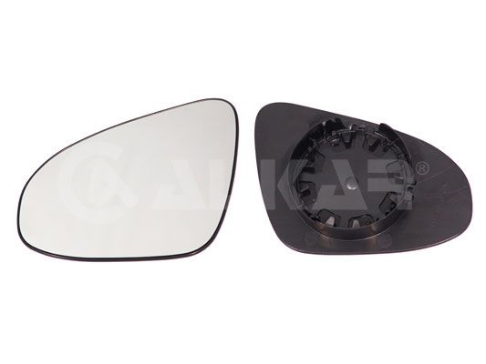ALKAR Wing Mirror Glass Left 6401259 Side Mirror Glass,Mirror Glass TOYOTA,Yaris Schrägheck (_P13_),Yaris III Kastenwagen (XP13)
