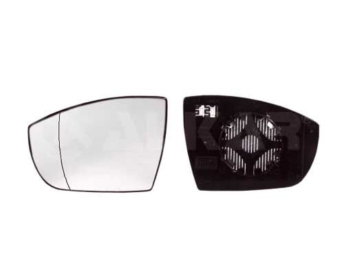 ALKAR Wing Mirror Glass Left 6411134 Side Mirror Glass,Mirror Glass FORD,S-MAX (WA6),GALAXY (WA6),Grand C-Max (DXA/CB7, DXA/CEU),KUGA I