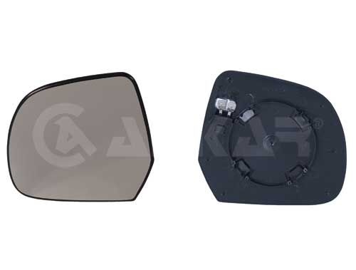 ALKAR Wing Mirror Glass Left 6431586 Side Mirror Glass,Mirror Glass NISSAN,DACIA,MICRA IV (K13),LEAF,DUSTER,Lodgy (JS_),Dokker Kombi (KE_)