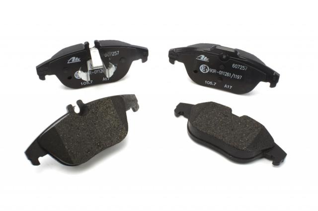 ATE Brake pad set excl. wear warning contact 13.0460-7257.2 Brake pads,Brake pad set, disc brake MERCEDES-BENZ,C-Klasse Limousine (W204)