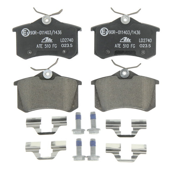 ATE Brake pad set excl. wear warning contact 13.0470-2740.2 Brake pads,Brake pad set, disc brake RENAULT,PEUGEOT,CITROËN,MEGANE III Grandtour (KZ0/1)