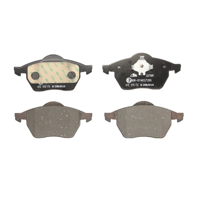 ATE Brake pad set excl. wear warning contact 13.0470-7081.2 Brake pads,Brake pad set, disc brake VW,AUDI,SKODA,Golf IV Schrägheck (1J1),GOLF III (1H1)