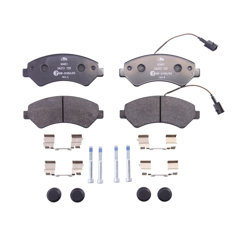 ATE Brake pad set OPEL,FIAT,PEUGEOT 13.0460-4811.2 1611839280,1612433680,1612433780 1617284580,1623842680,425376,425464,77364161,77364319,77366023