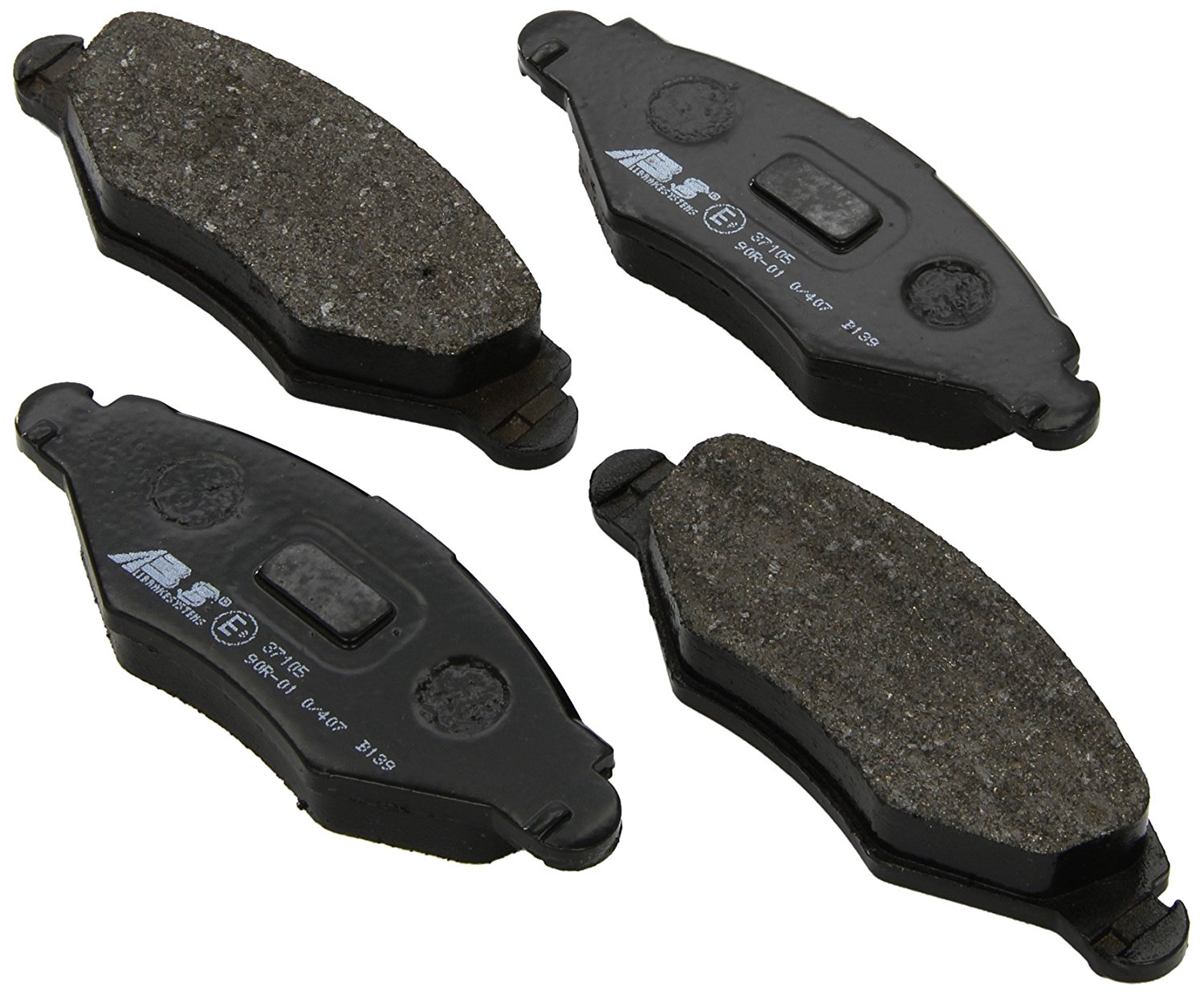 A.B.S. Brake pad set without integrated wear sensor 37105 Brake pads,Brake pad set, disc brake PEUGEOT,206 Schrägheck (2A/C)