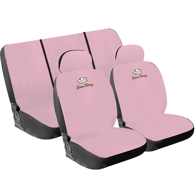 Simoni Racing Seat cover set Daisy - Pink - 8-pieces