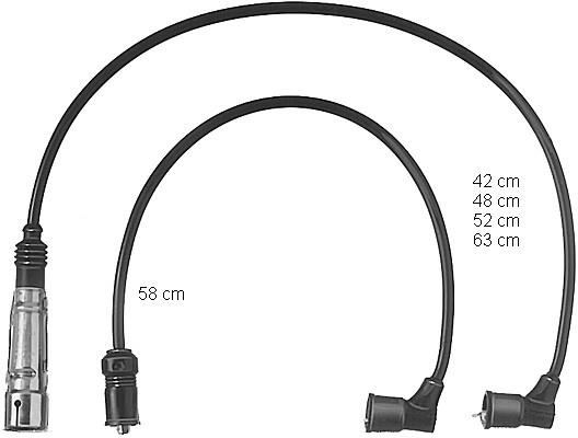 BERU Ignition Lead Set VW,AUDI,SEAT ZEF432 0300890432,ZEF432,056998031A Ignition Cable Set,Ignition Wire Set,Ignition Cable Kit,Ignition Lead Kit