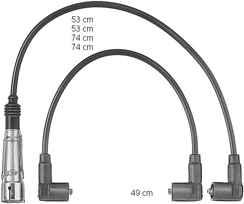 BERU Ignition Lead Set Number of circuits: 5 ZEF520 Ignition Cable Set,Ignition Wire Set VW,TRANSPORTER III Bus,Transporter T3 Kastenwagen