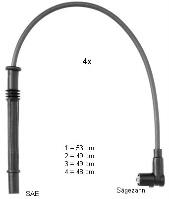BERU Ignition Lead Set Number of circuits: 4 ZEF1604 Ignition Cable Set,Ignition Wire Set RENAULT,DACIA,TALBOT,Clio III Schrägheck (BR0/1, CR0/1)