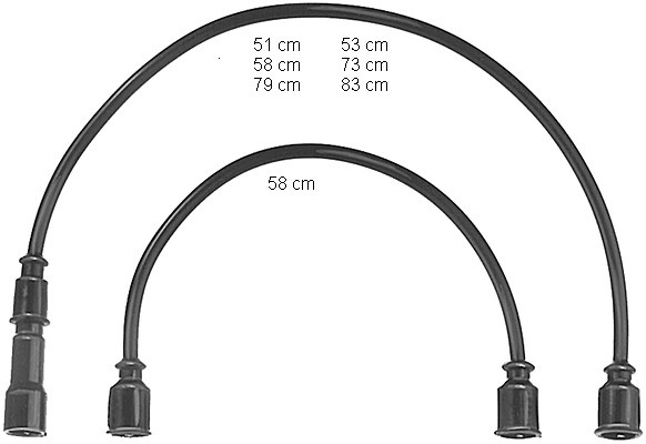 BERU Ignition Lead Set MERCEDES-BENZ ZEF363 0300890363,ZEF363 Ignition Cable Set,Ignition Wire Set,Ignition Cable Kit,Ignition Lead Kit