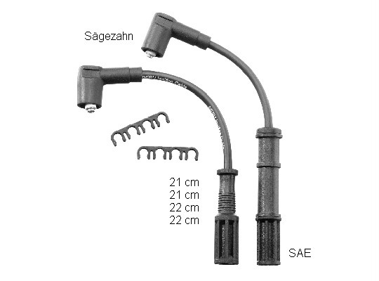BERU Ignition Lead Set Number of circuits: 4 ZEF1598 Ignition Cable Set,Ignition Wire Set FORD,FIAT,ALFA ROMEO,KA (RU8),GRANDE PUNTO (199),PANDA (169)