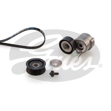 GATES V-ribbed belt set FleetRunner™ Micro-V® Stretch Fit™ K056PK1395 Serpentine belt kit,Auxiliary belt kit FIAT,SUZUKI,ALFA ROMEO,BRAVO II (198)