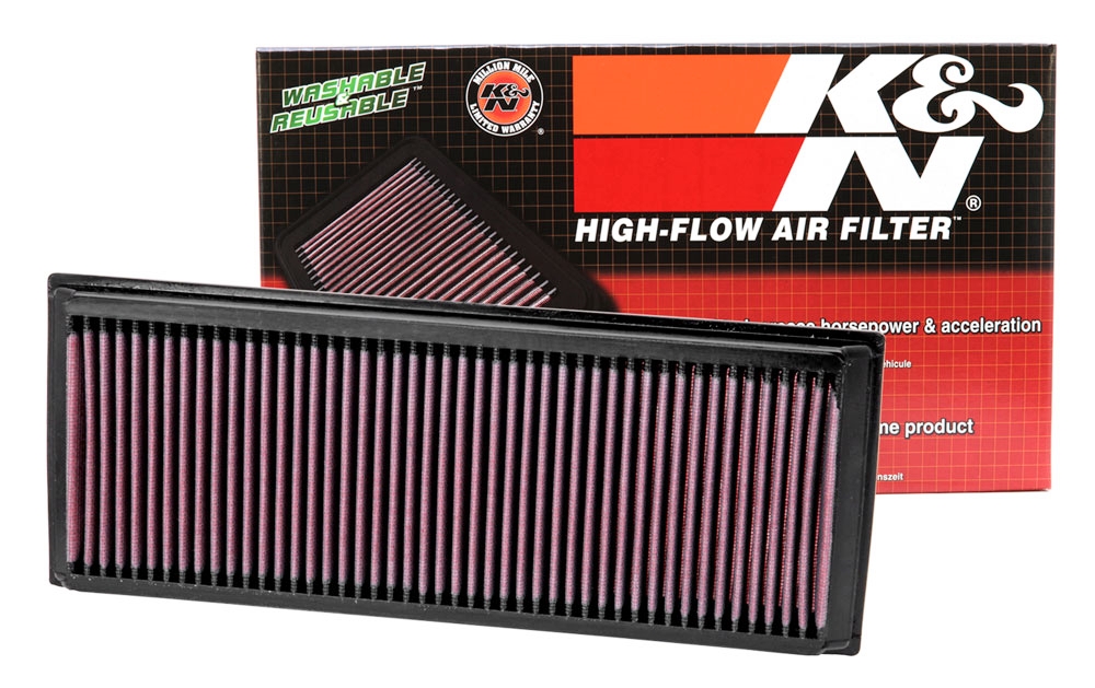 K&N Sport Air Filter 33-2865 For Audi A3 1.6L Diesel 2009-2012 - High-Flow Cotton Filter 6 thumbnail image