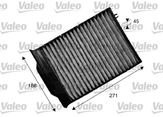 VALEO Pollen filter Activated Carbon Filter 715539 Filter, interior air,Cabin filter RENAULT,MEGANE II Coupé-Cabriolet (EM0/1_)