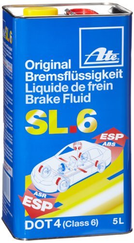 ATE Brake Fluid SL.6 DOT 4 Capacity: 5l 03.9901-6403.2