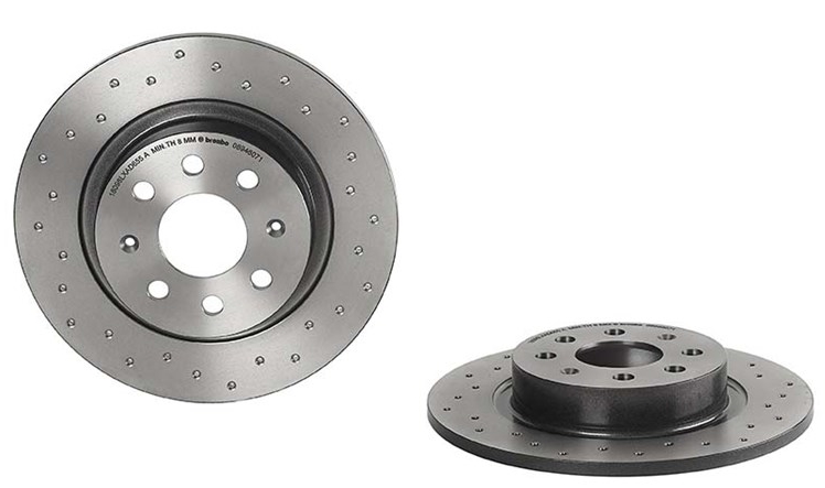 BREMBO Brake disc solid 08.9460.71 Brake rotor,Brake discs ABARTH,Grande Punto (199_),PUNTO (199_)