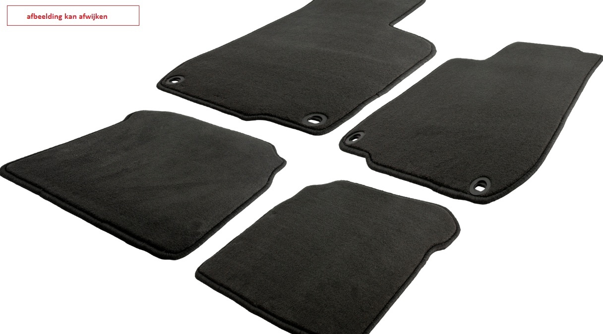 Tapis auto avant sur-mesure Bmw Serie1 E88 cabriolet - velours bordé