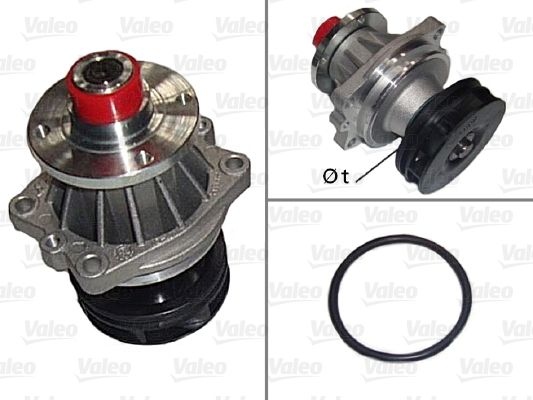 VALEO Water pump BMW,WIESMANN 506107 1143828,1150040,11511143828 Engine water pump,Water pump for engine 11511150040,11511172536,11511174243,1172536