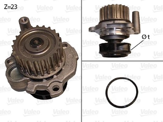 Vattenpump 506532 Valeo