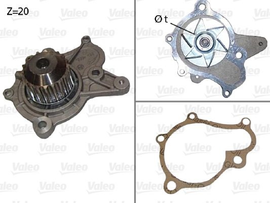 Vattenpump 506922 Valeo