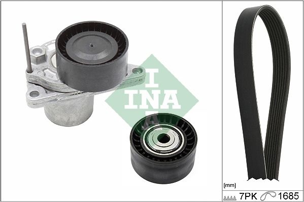 INA V-ribbed belt set MERCEDES-BENZ,OPEL,RENAULT 529 0246 10 117204120R,117205040R,117206599R 117208314R,117505337R,117507034R,119230802R,1192308O2R