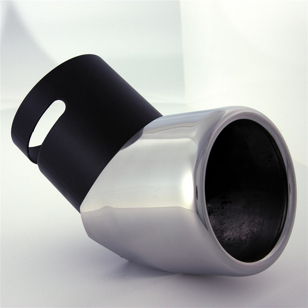 Embout Échappement Acier Inoxydable - Enjoliveur Tuning Sport - Pour Tuyau Ø30-55mm
