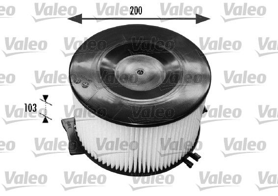 VALEO Pollen filter Particulate Filter 698794 Filter, interior air,Cabin filter VW,Transporter IV Bus (70B, 70C, 7DB, 7DK, 70J, 70K, 7DC, 7DJ)