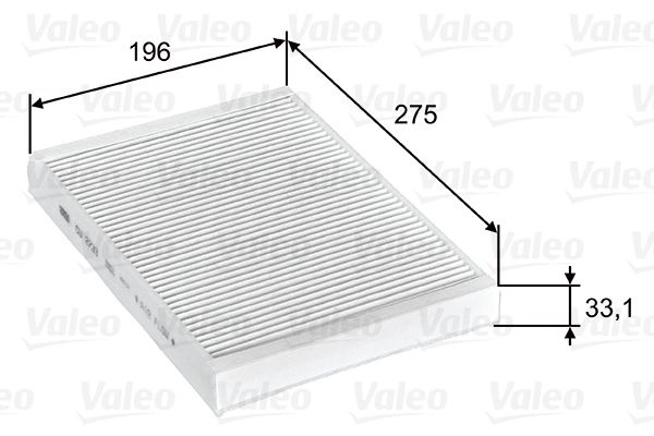 VALEO Pollen filter VOLVO,LAND ROVER 715597 6G9N180543BA,6G9N19N619BA,LR000899 LR000901,LR019192,LR019589,LR039612,LR039621,LR056138,30733892,30733893