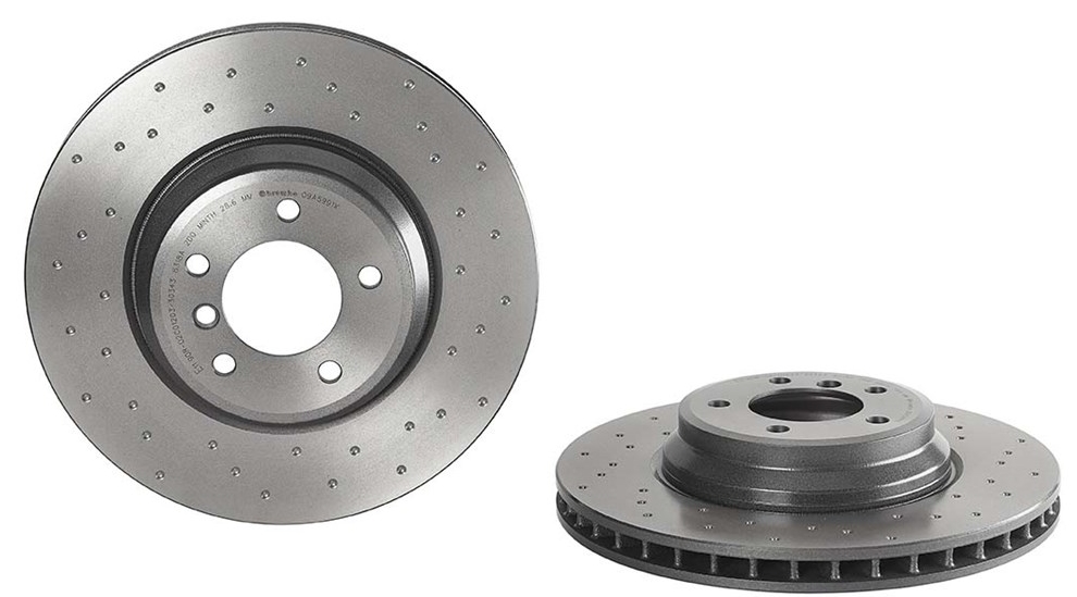 BREMBO Brake disc XTRA LINE - Xtra perforated/vented 09.A599.1X Brake rotor,Brake discs BMW,3 Touring (E91),3 Limousine (E90),3 Coupe (E92),X1 (E84)