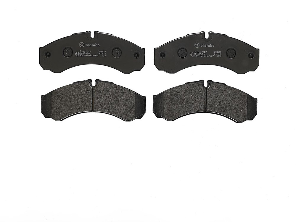 BREMBO Brake pad set IVECO,RENAULT TRUCKS P A6 017 2996535,00000002995633,0000001906401 0000002996465,1906401,2992339,2995633,2995693,2996465,2996535