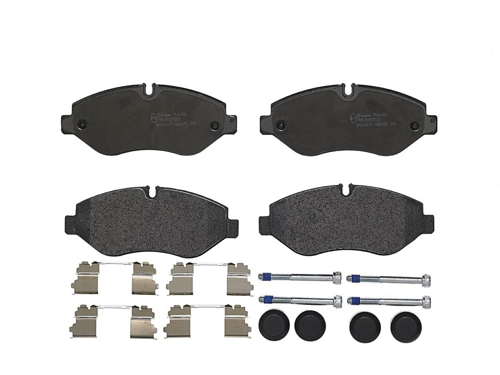 BREMBO Brake pad set PRIME LINE prepared for wear indicator P A6 026 Brake pads,Brake pad set, disc brake IVECO,Daily VI Kastenwagen