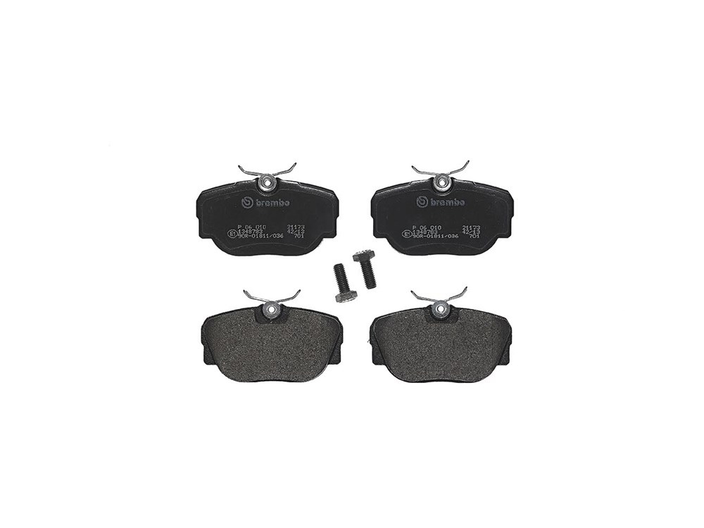 BREMBO Brake pad set BMW P 06 010 34111154377,34111154442,34111154443 34111155998,34111155999,34111156898,34111156899,34111157747,34111157748,7181D278