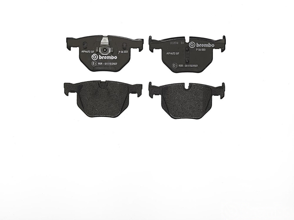 BREMBO Brake pad set BMW P 06 033 34212339276,34212339277,34212339278 34212339279,34212339290,34216763043,34216763044,34216784135,7427D1042,7427D1170