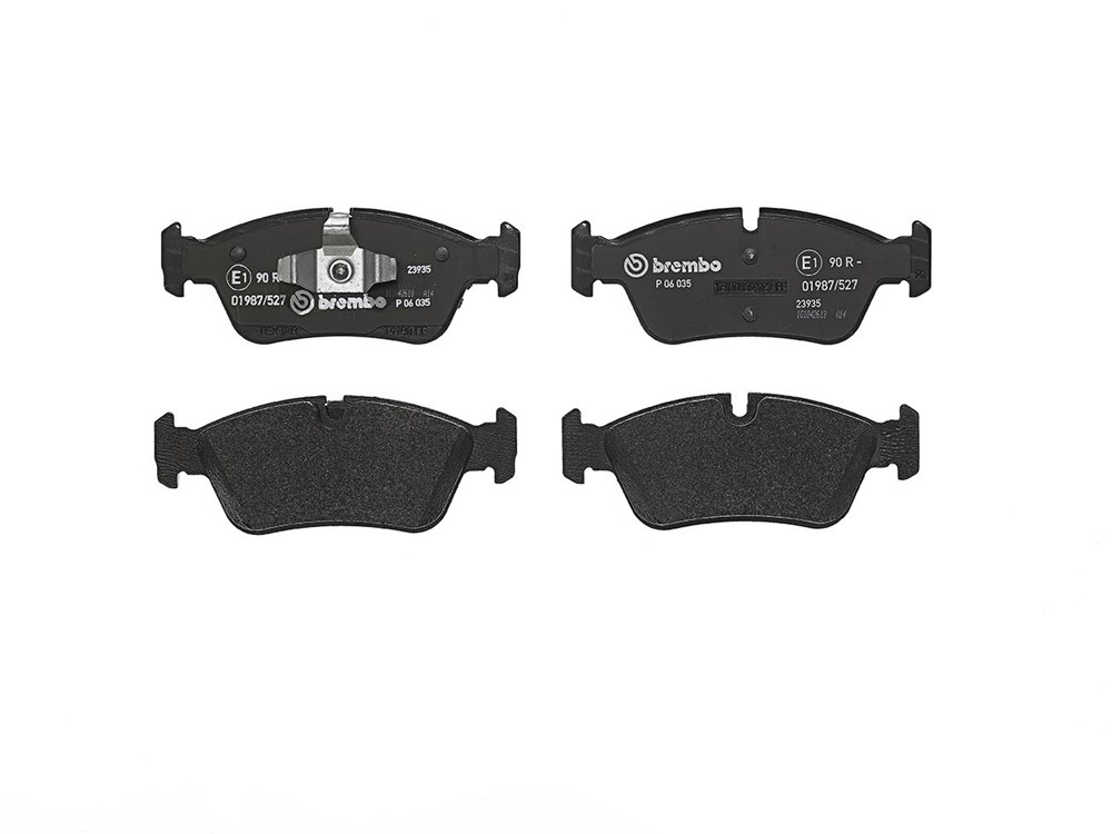 BREMBO Brake pad set PRIME LINE prepared for wear indicator P 06 035 Brake pads,Brake pad set, disc brake BMW,3 Touring (E91),3 Limousine (E90)