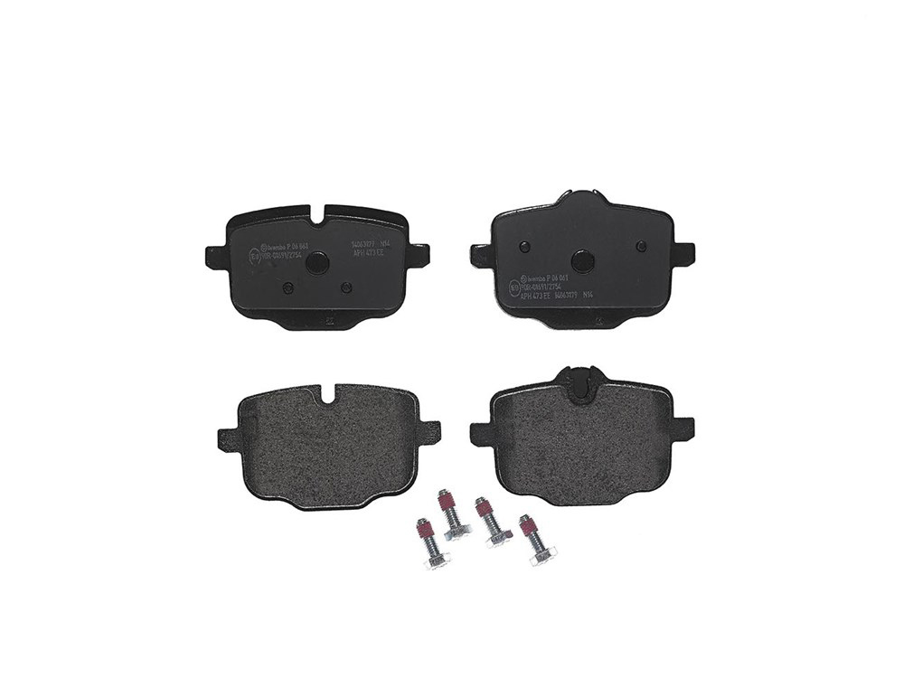 BREMBO Brake pad set PRIME LINE prepared for wear indicator P 06 061 Brake pads,Brake pad set, disc brake BMW,ALPINA,5 Touring (F11),5 Limousine (F10)
