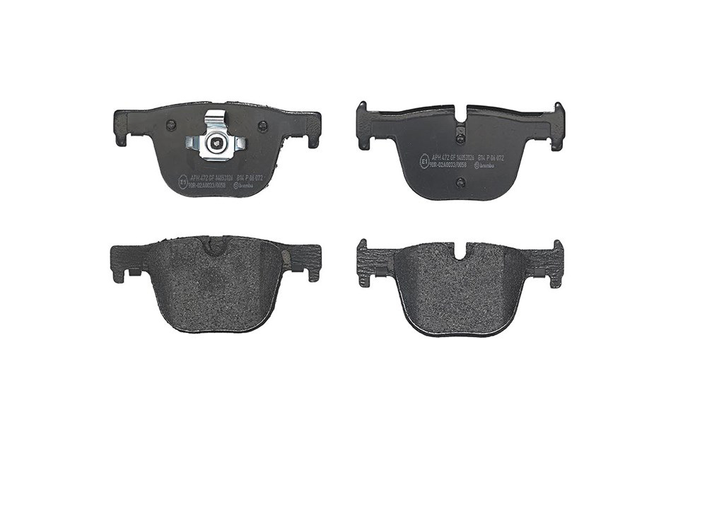 BREMBO Brake pad set PRIME LINE prepared for wear indicator P 06 072 Brake pads,Brake pad set, disc brake BMW,3 Touring (F31),3 Limousine (F30, F80)