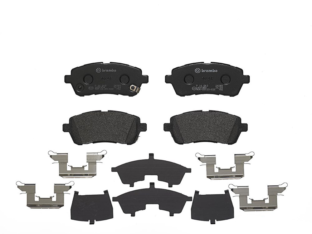 BREMBO Brake pad set FORD,MAZDA,SUZUKI P 16 013 4K0698151G,3501180BE01,3501280BE01 04465B1120000,04465B1190,04465B1190000,04465B1191,04465B1191000